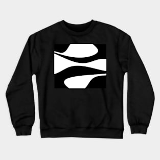 Abstract pattern - black and white. Crewneck Sweatshirt